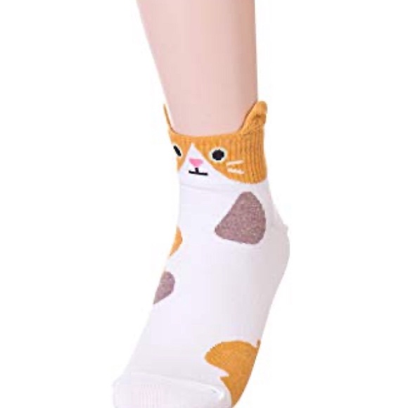 Kitty Cat Socks 4 Pieces - Picture 3 of 6